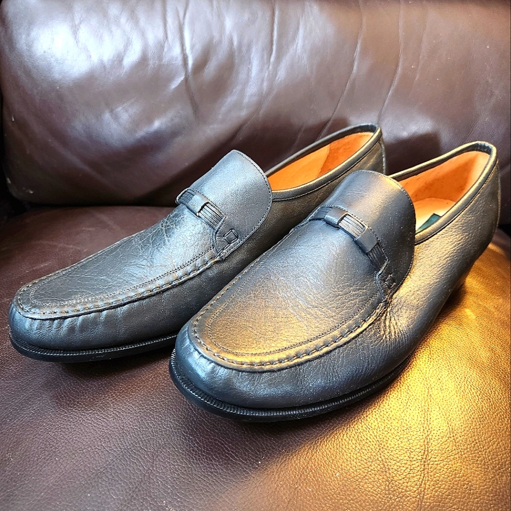 Dark Grey Men's Regal Leather Loafers